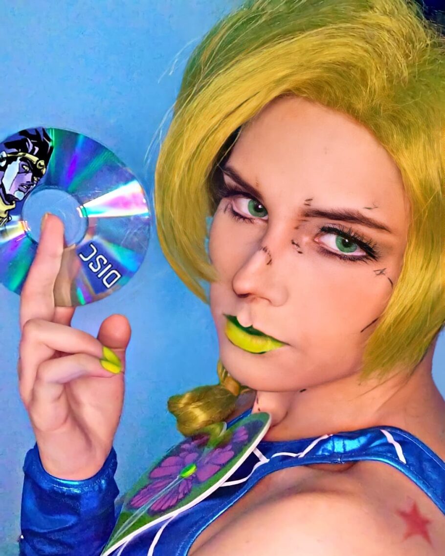 Fã brasileira de Jojo fez um cosplay perfeito da Jolyne