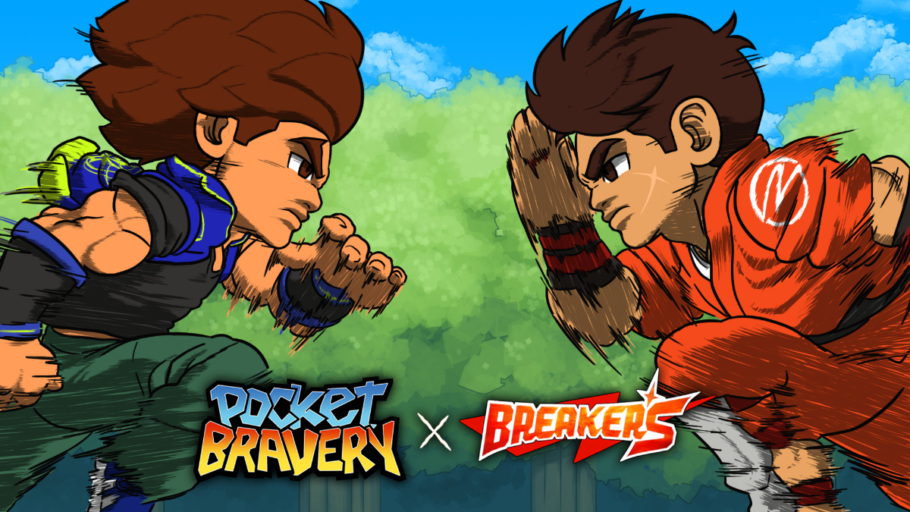 Pocket Bravery anuncia crossover com a série Breakers