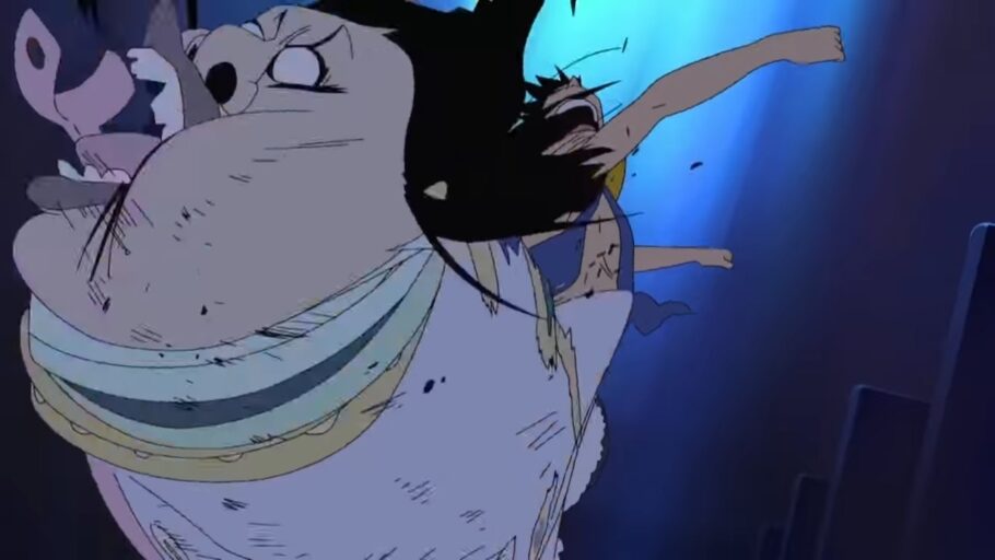 One Piece - Em qual episódio Luffy dá um soco no tenryuubito