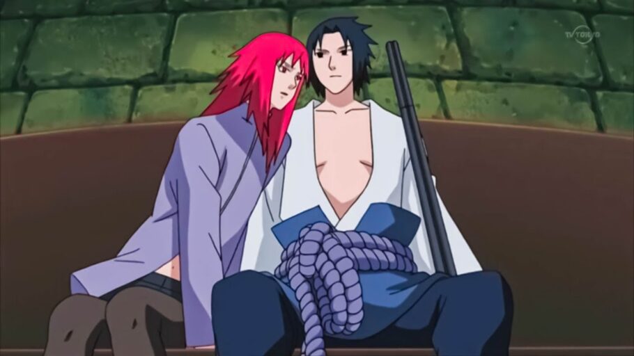 Um filho de Sasuke com Karin poderia despertar o Rinnegan em Boruto?