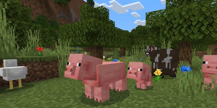 Minecraft - Como montar um Porco