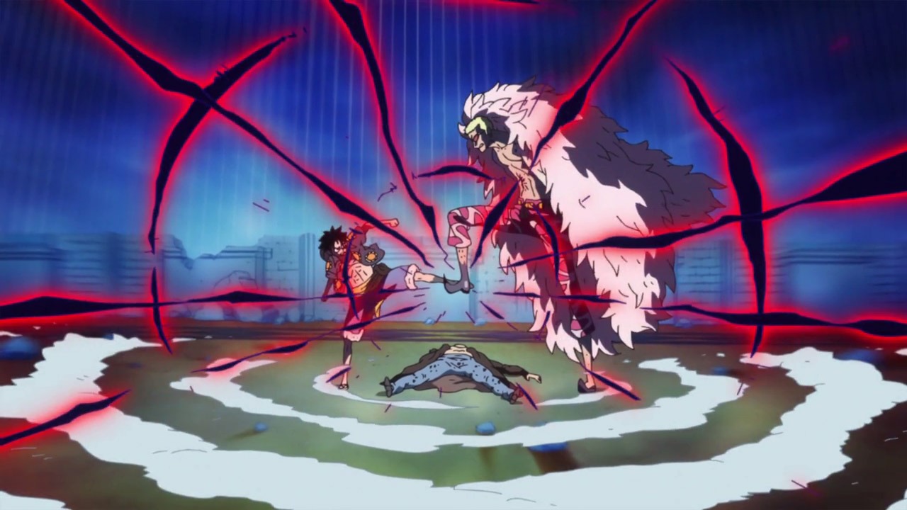 One Piece Brasil - Doflamingo focou em malhar o pescoço durante o