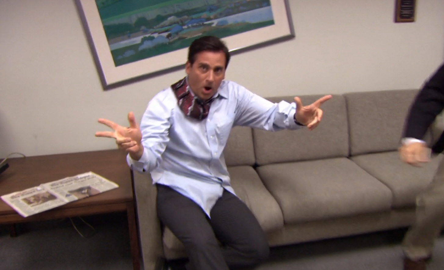 The Office - Em qual episódio Michael faz parkour?