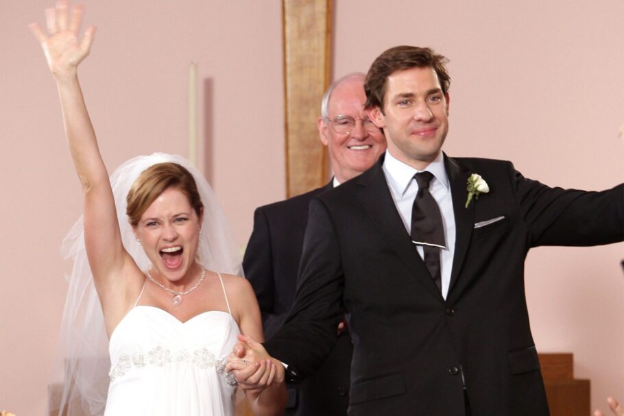 Em qual episódio Jim e Pam se casam em The Office