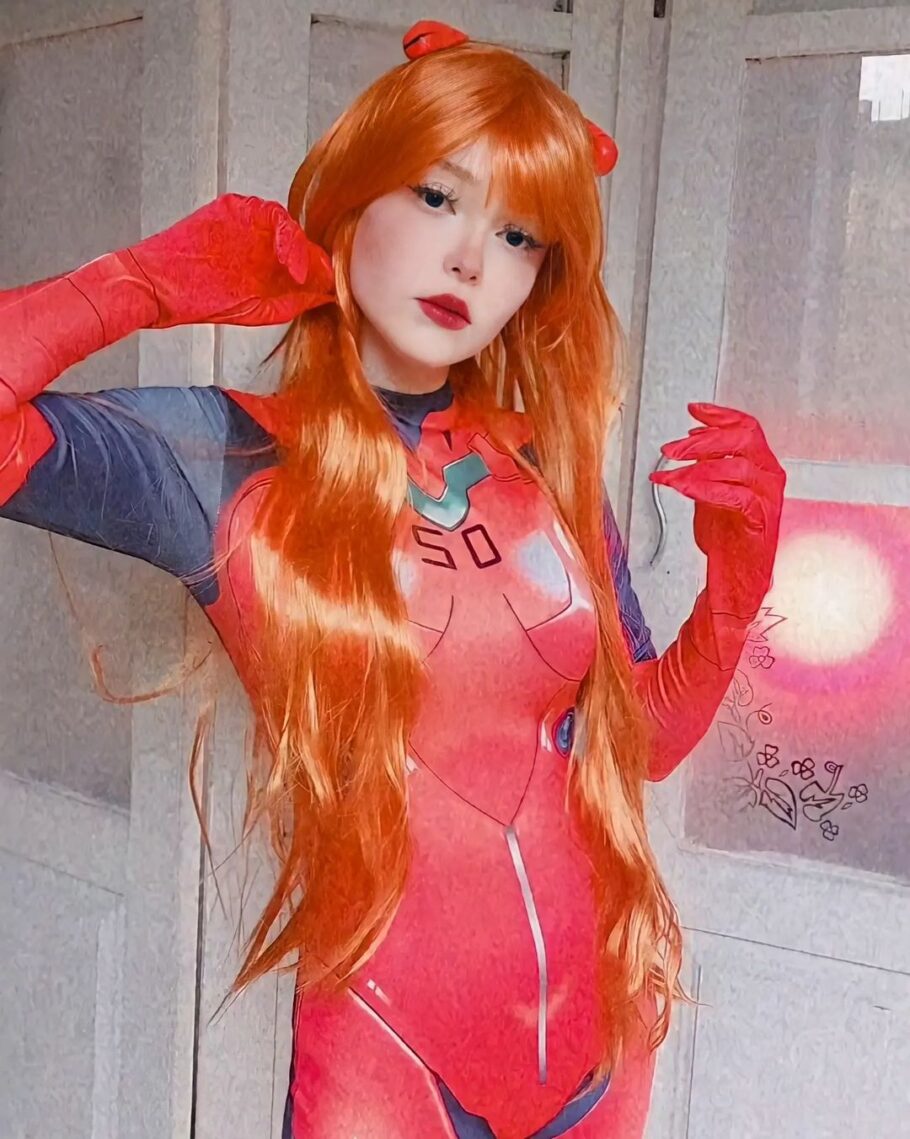 Fã brasileira de Evangelion fez um lindo cosplay da Asuka