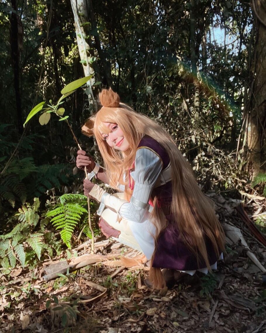 Brasileira fez um cosplay simplesmente perfeito da Raphtalia de Shield Hero