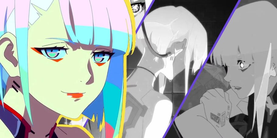 Cyberpunk Mercenários: Arte de Lucy é paixão 2D instantânea