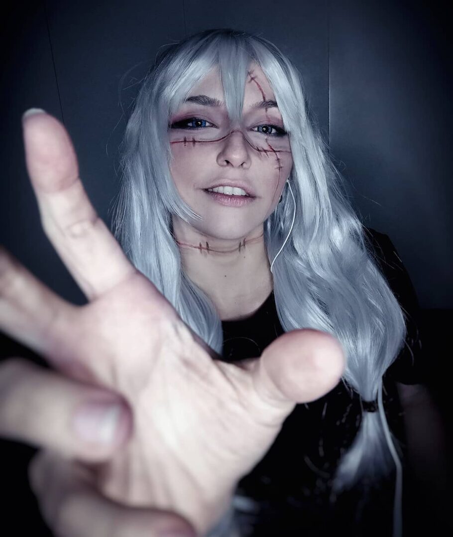 Fã brasileira de Jujutsu Kaisen fez um lindo cosplay do Mahito