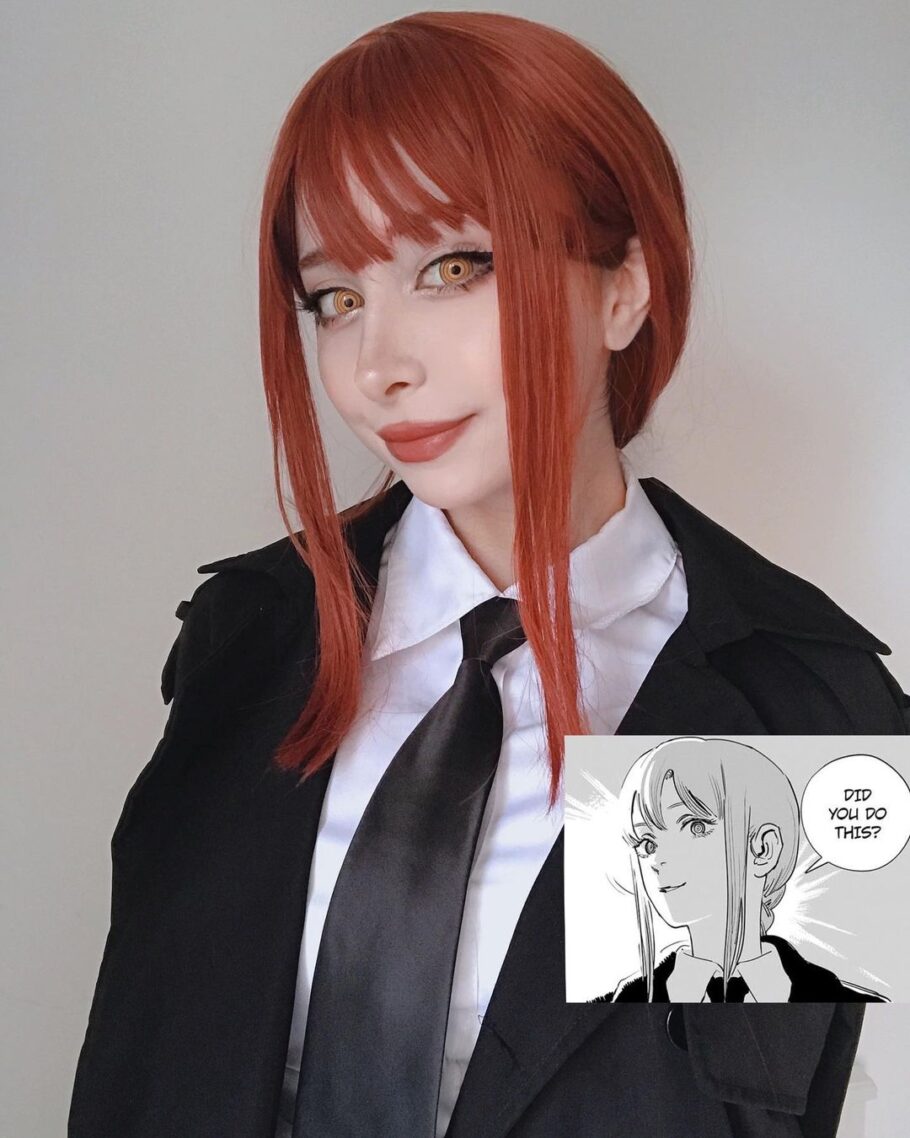 Veja este cosplay maravilhoso da Makima de Chainsaw Man