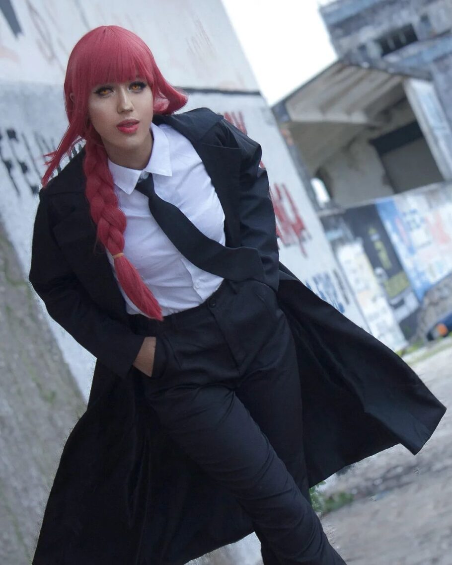 Brasileira homenageou a Makima de Chainsaw Man com um cosplay maravilhoso