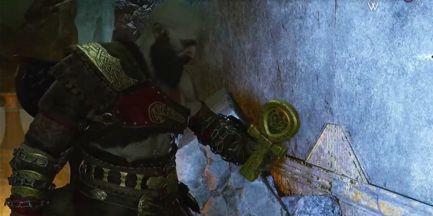 God of War Ragnarök Localização Tesouro Enterrado Levado a Costa 