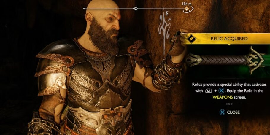 God of War: Ragnarok - As melhores Relíquias do começo do jogo