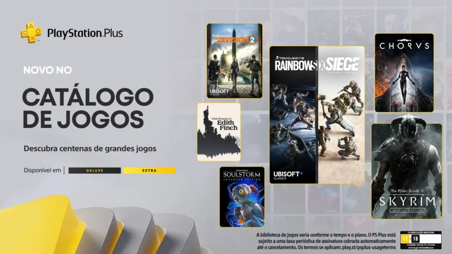 Kingdom Hearts III, Skyrim e outros jogos de peso estão chegando na PS Plus