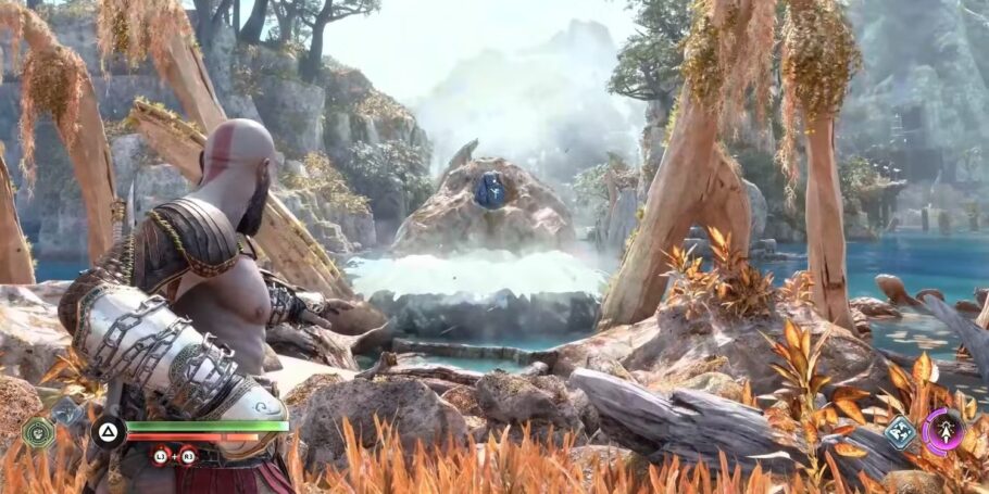 God of War Ragnarok - Baús Nornir na Praia do Dragão em Svartalfheim