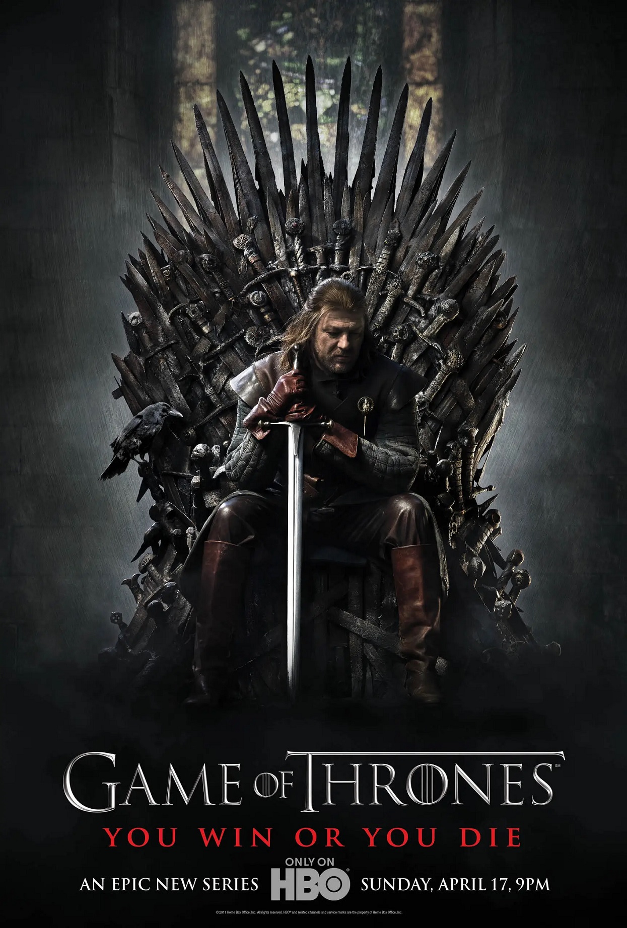 Pôster da primeira temporada de Game of Thrones dava um “spoiler” do final da série