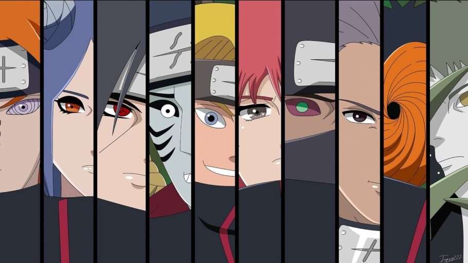 Akatsuki: Todos os membros da organização de Naruto, do mais fraco