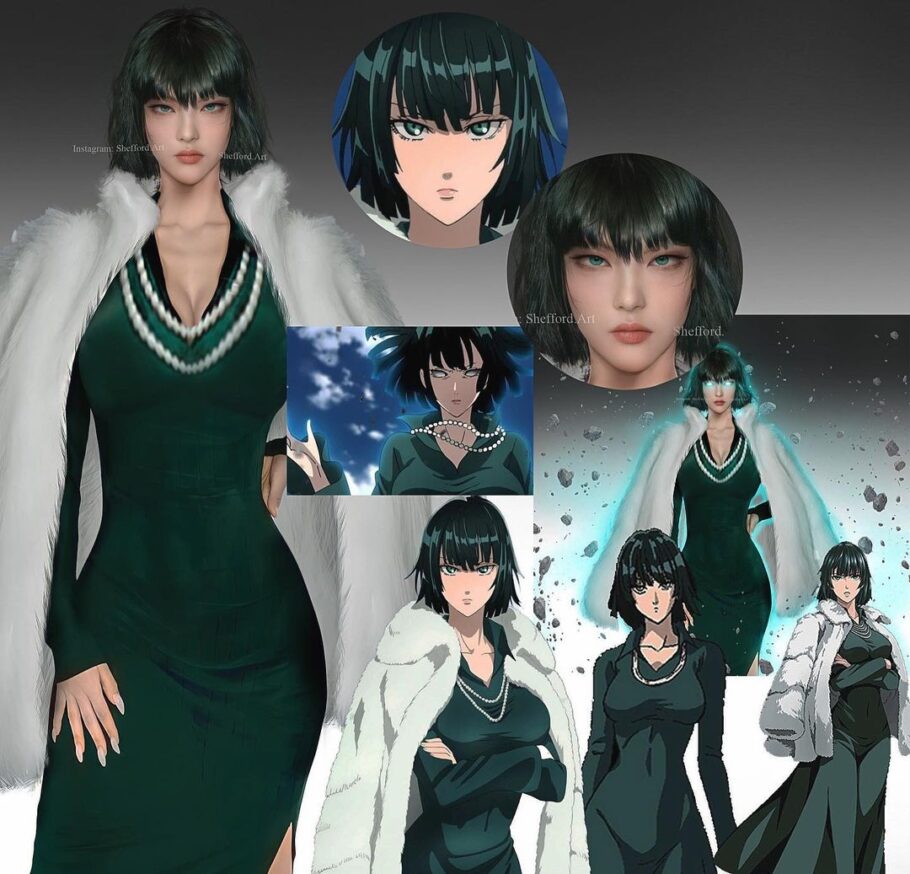 Fã de One Punch Man imaginou como seria a Fubuki na vida real