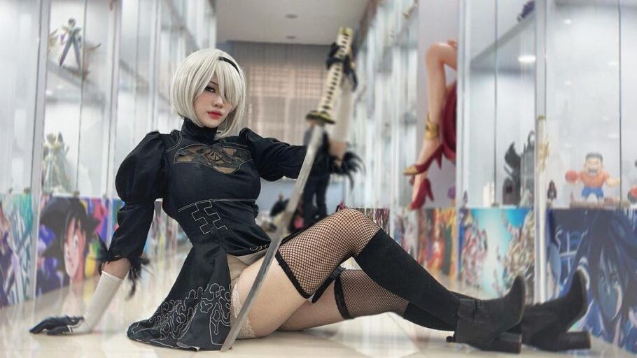 Fã de Nier fez o melhor cosplay da 2B que você verá hoje