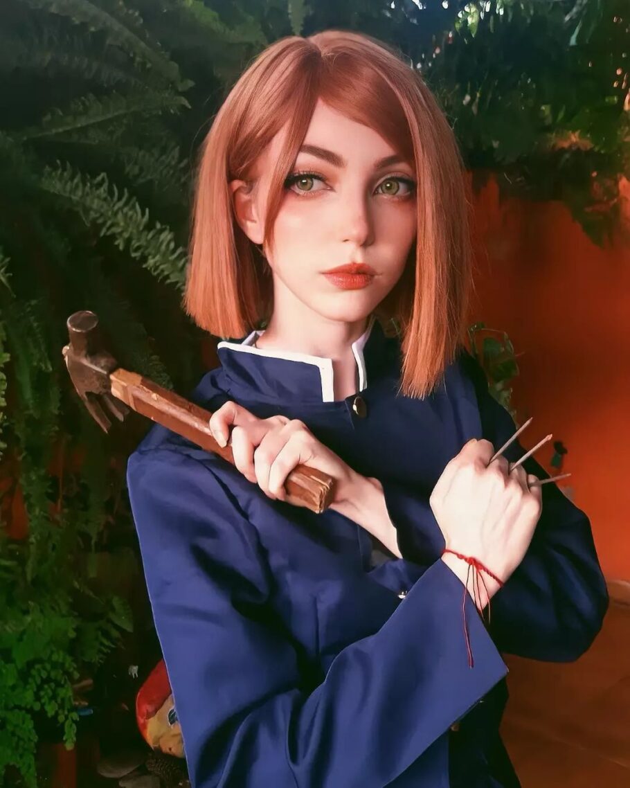 Brasileira fez o melhor cosplay da Nobara de Jujutsu Kaisen que você verá hoje