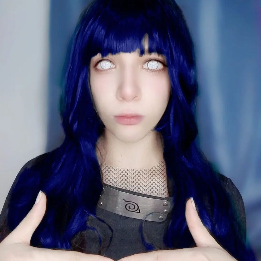 Fã brasileira de Naruto Shippuden fez um lindo cosplay da Hinata