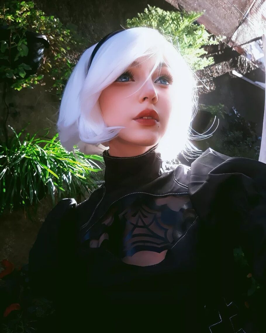 Brasileira viraliza com um cosplay apaixonante da 2B de Nier Automata