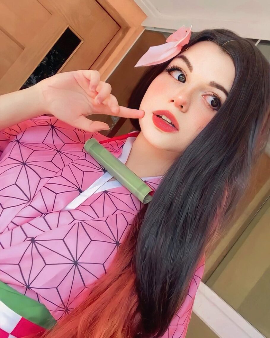 Brasileira fã de Demon Slayer viraliza com um lindo cosplay da Nezuko