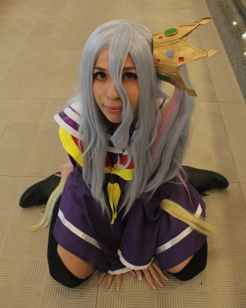 Brasileira fez um lindo cosplay da Shiro de No Game No Life