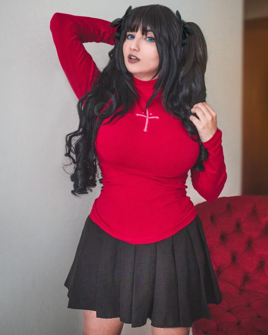 Fã brasileira de Fate fez um lindo cosplay da Rin Tohsaka