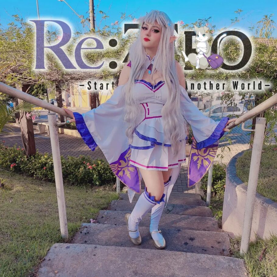 Veja este cosplay perfeito da Emilia de Re: Zero