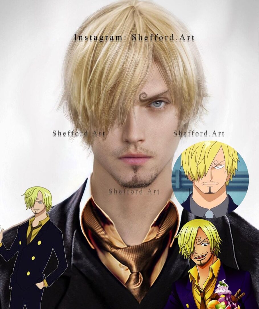 Este seria o visual do Sanji de One Piece na vida real