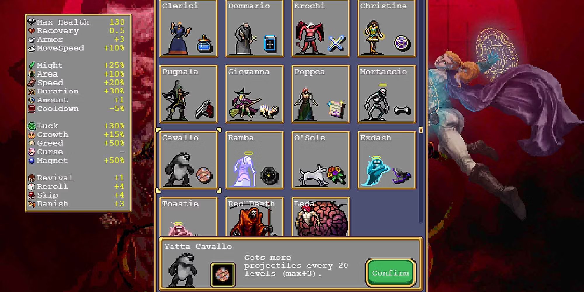 Vampire Survivors As melhores builds de Arcanas Critical Hits