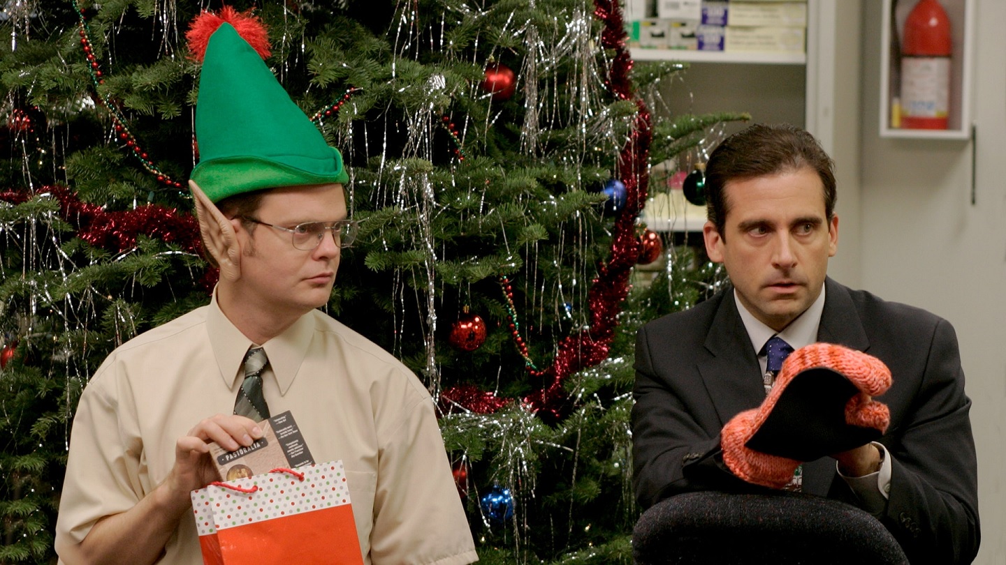 Quais os episódios de Natal de The Office?