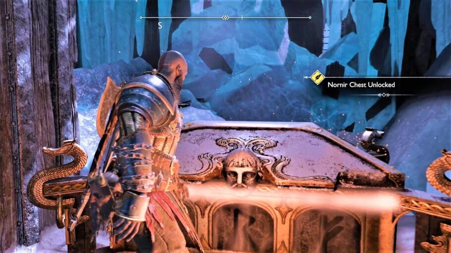 God of War Ragnarok Baús Nornir Destroços da Prisão de Aesir