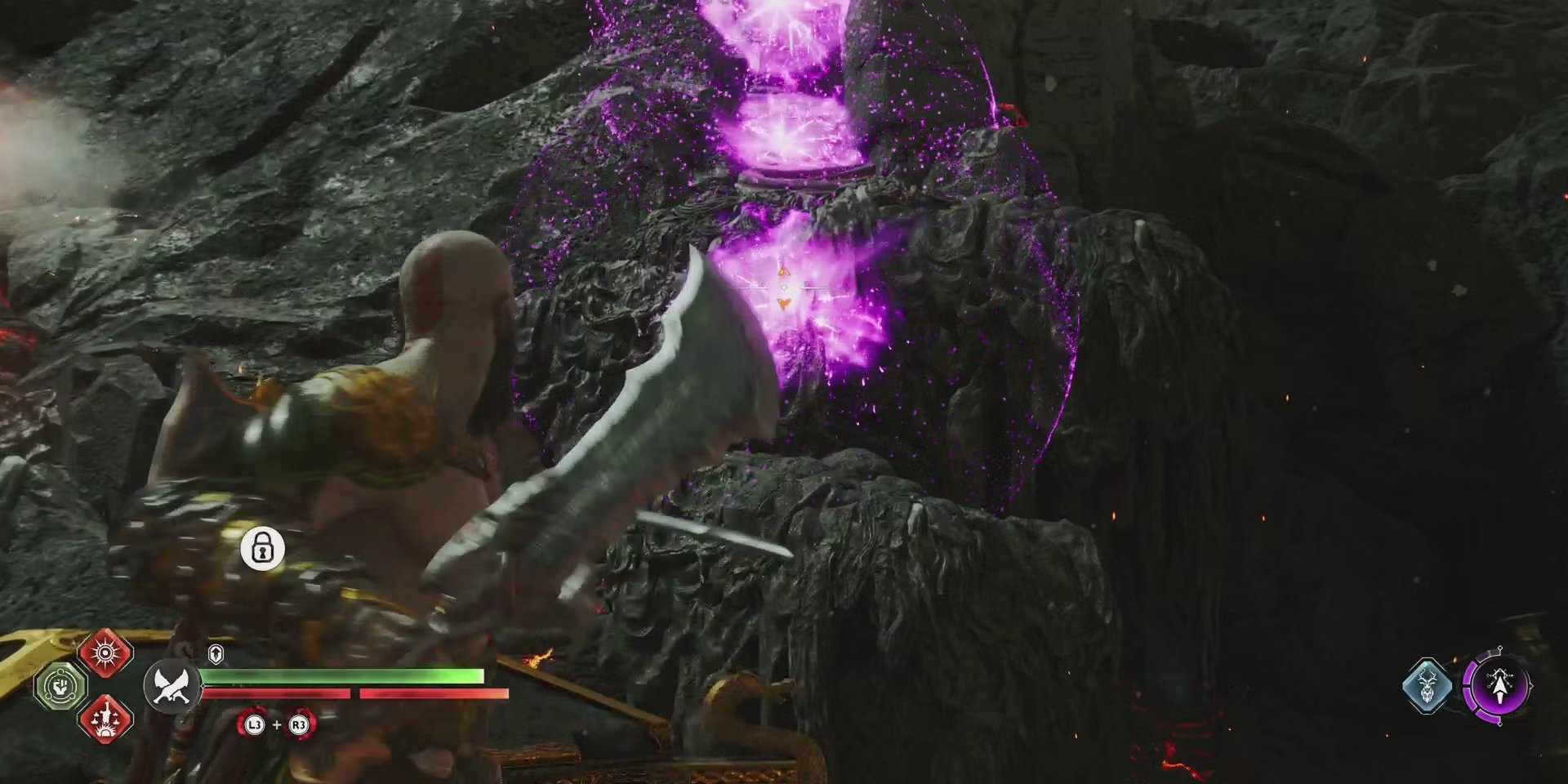 God of War Ragnarok Localização dos Baús Nornir nos Penhascos Ardentes Critical Hits