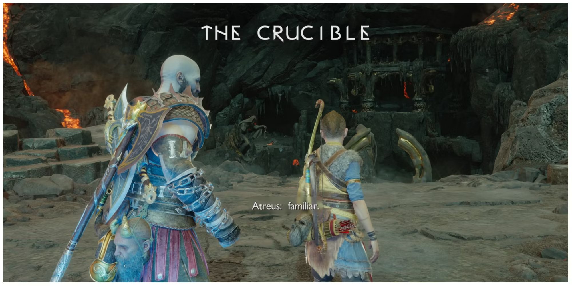 God of War Ragnarok Localização das Brasas Ardentes Critical Hits