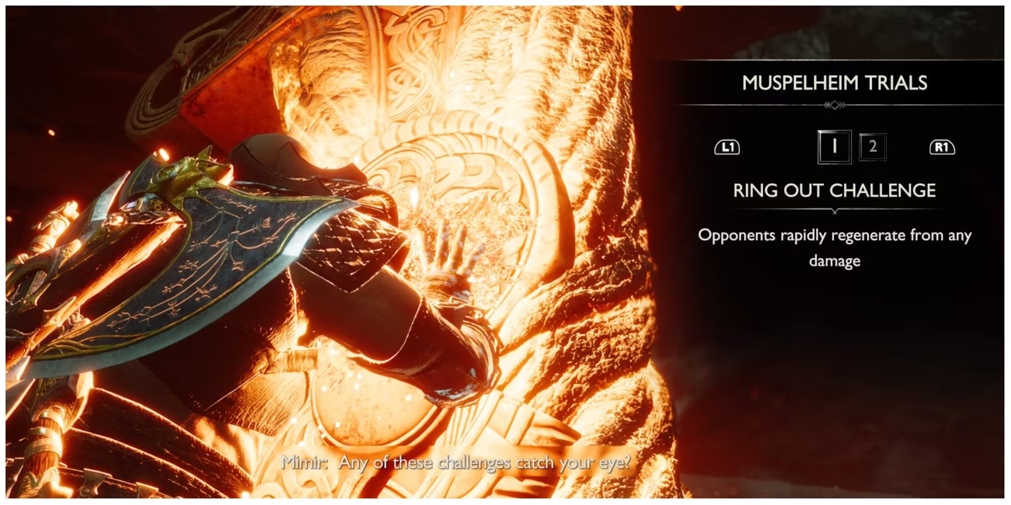 God of War Ragnarok Localização das Brasas Ardentes Critical Hits