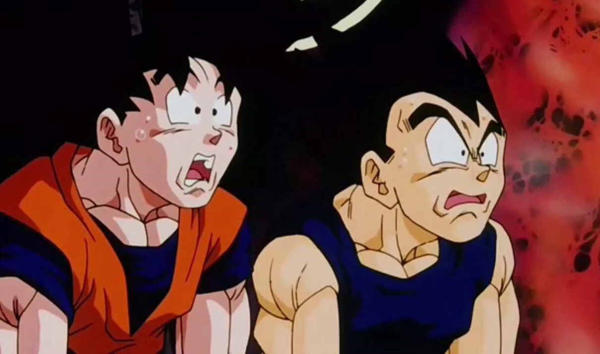 Ycass - Vendo Gohan, Goku e Vegeta lutando juntos