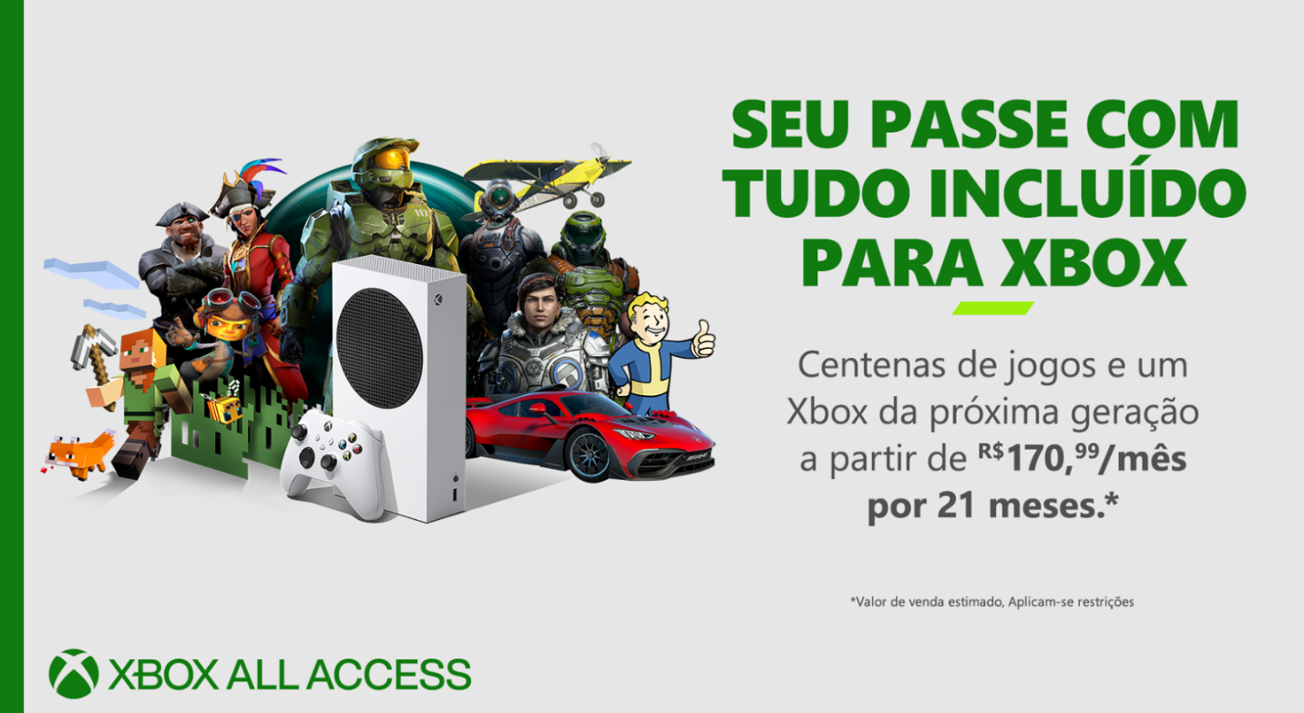 Xbox e Itaú Unibanco lançam o programa All Access no Brasil - Drops de Jogos