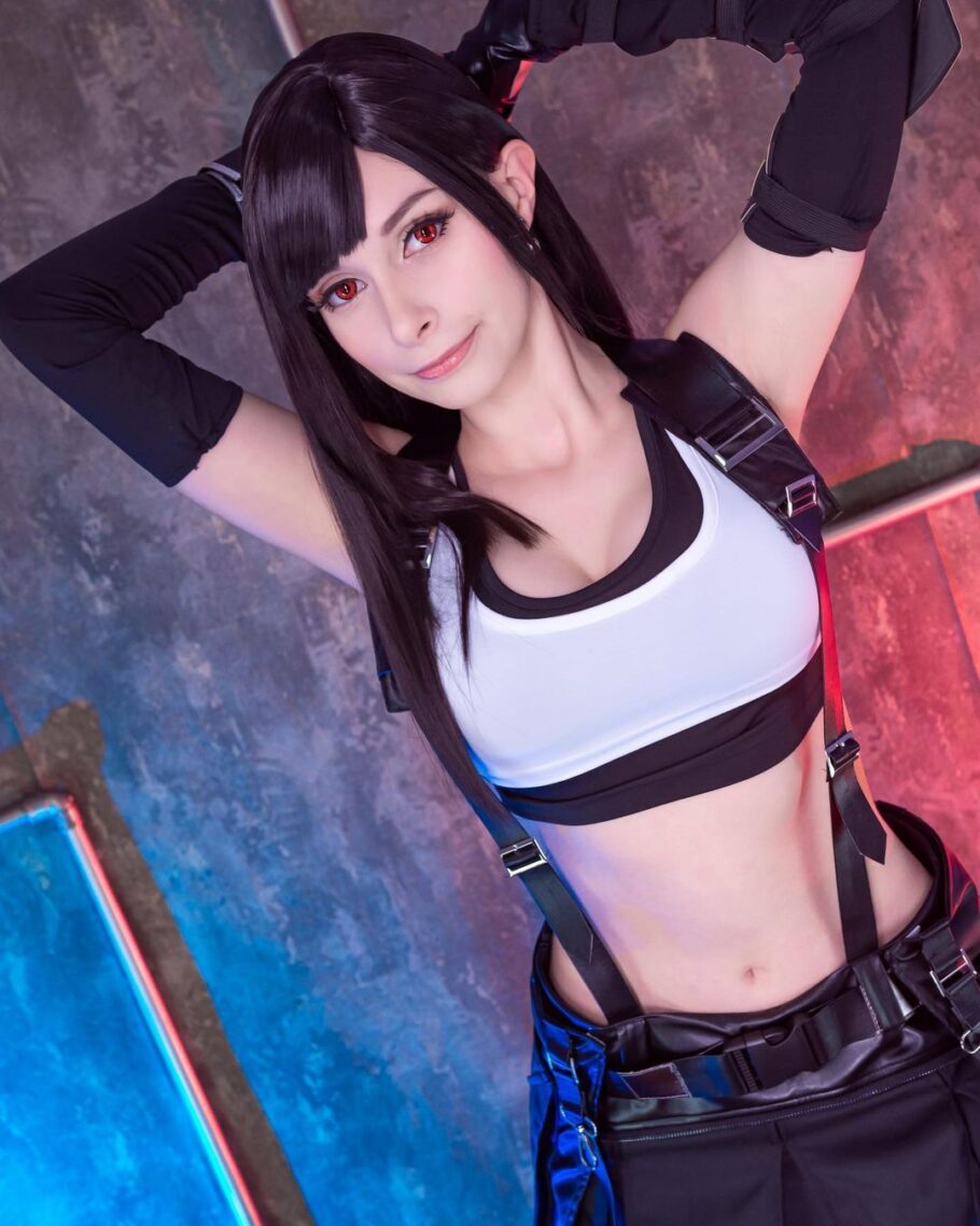 Brasileira fez um belíssimo cosplay da Tifa de Final Fantasy