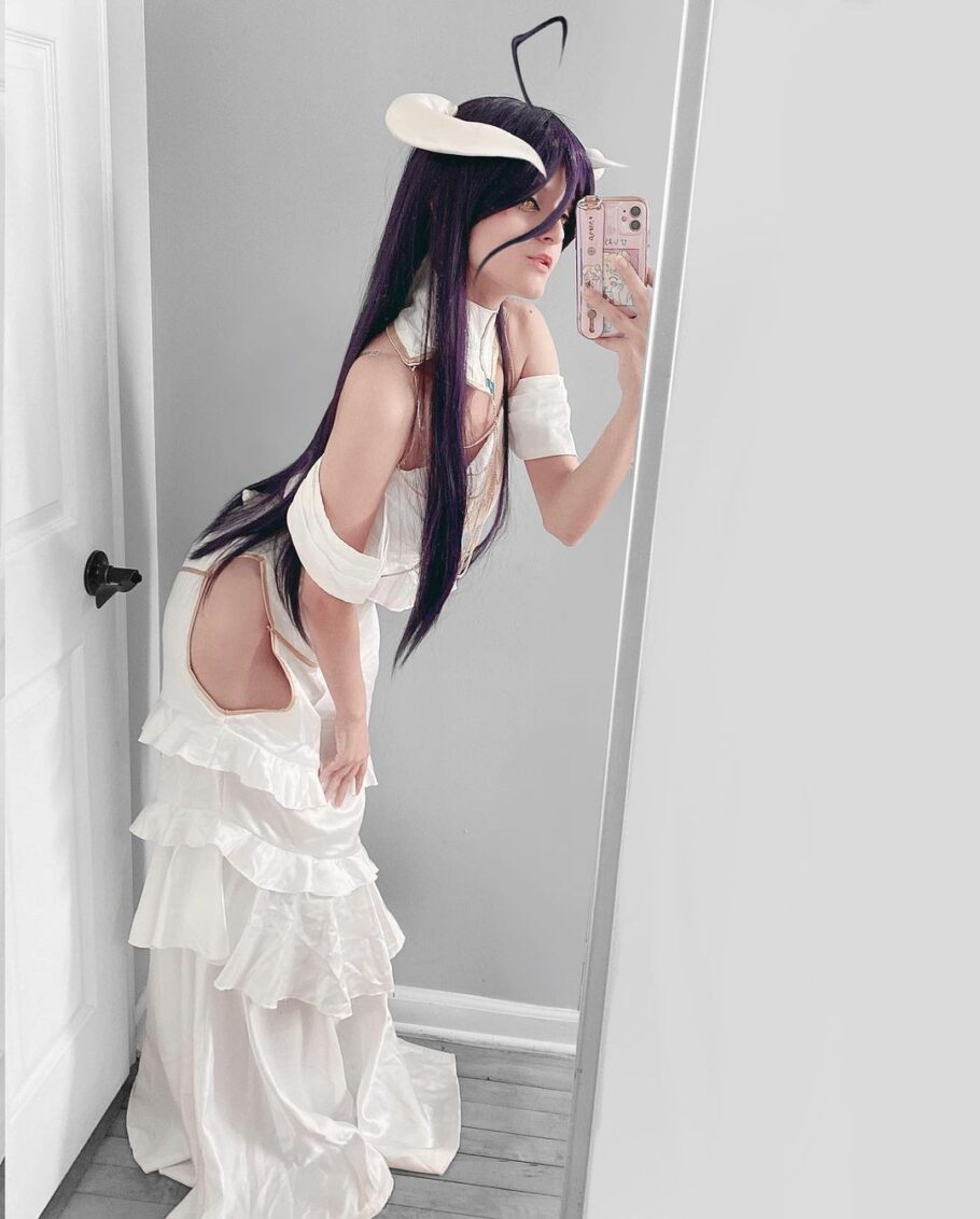 Brasileira fã de Overlord fez um lindo cosplay da Albedo