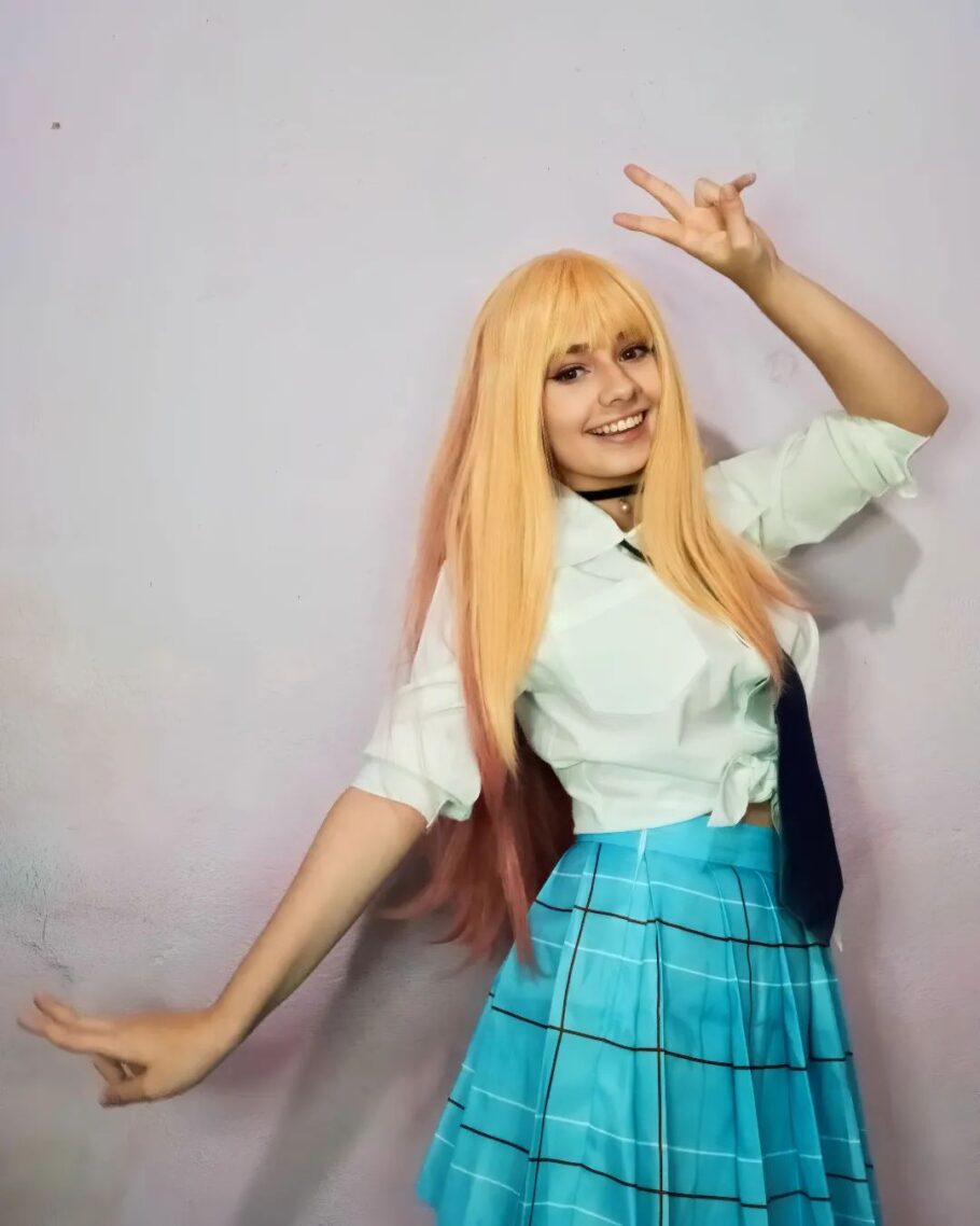 Sono Bisque Doll - Fã faz cosplay da Marin vestida de Bruxinha - AnimeNew