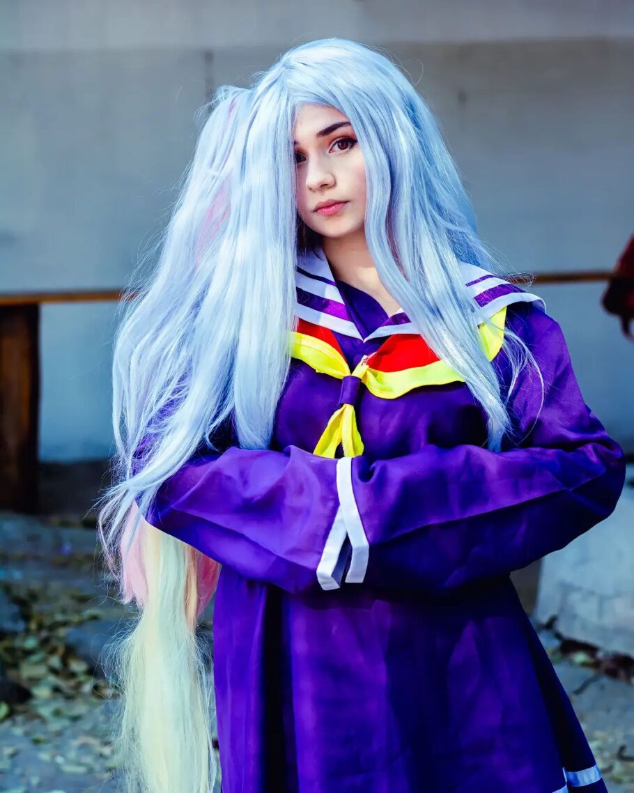 Brasileira fez um cosplay impecável da Shiro de No Game No Life