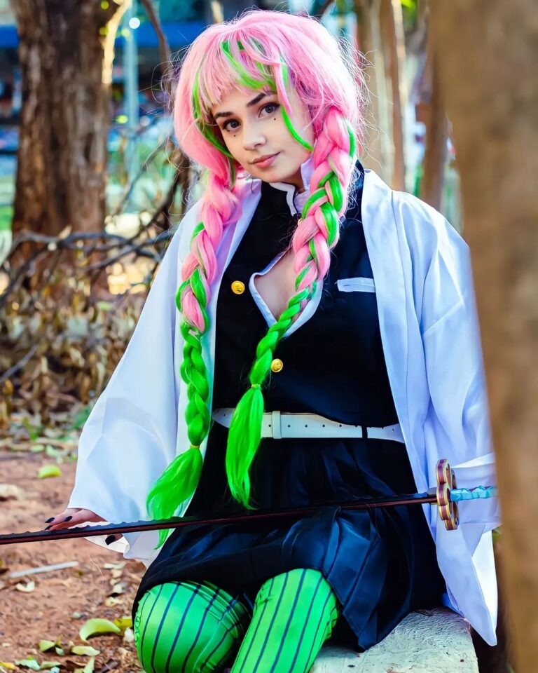 Brasileira Fã De Demon Slayer Viraliza Com Um Lindo Cosplay Da Mitsuri