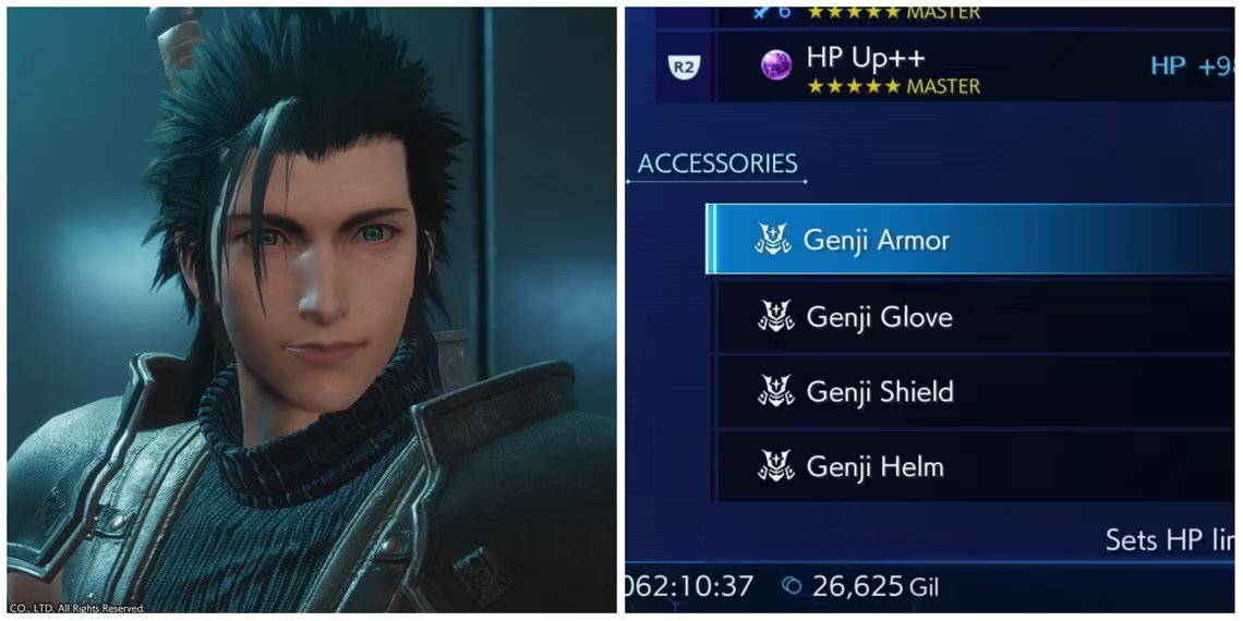 Crisis Core: Final Fantasy 7 Reunion Genji Armor