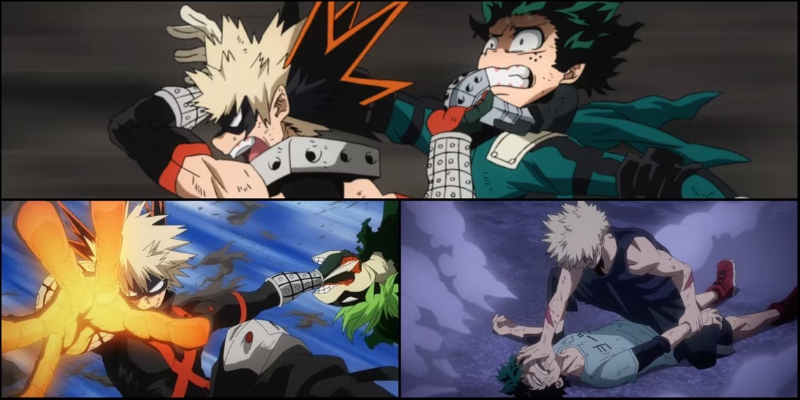 Três questões, odiei o Bakugou, não porque o Deku perdoou ele que sign