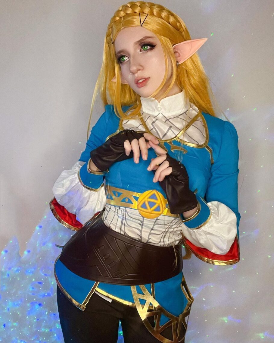 Brasileira akemy.sama fez um lindo cosplay da princesa Zelda