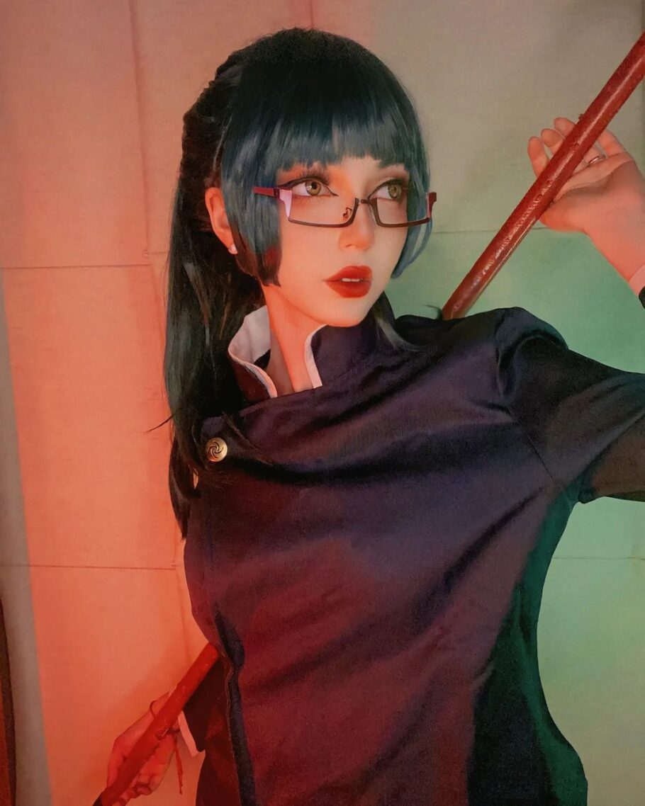 Brasileira Fez Um épico Cosplay Da Maki De Jujutsu Kaisen 3733