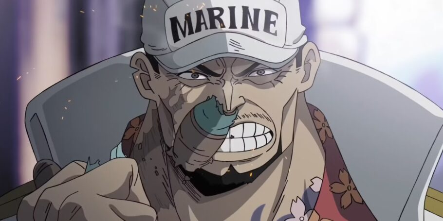 Em One Piece, quem é mais poderoso: Barba Branca ou Akainu?