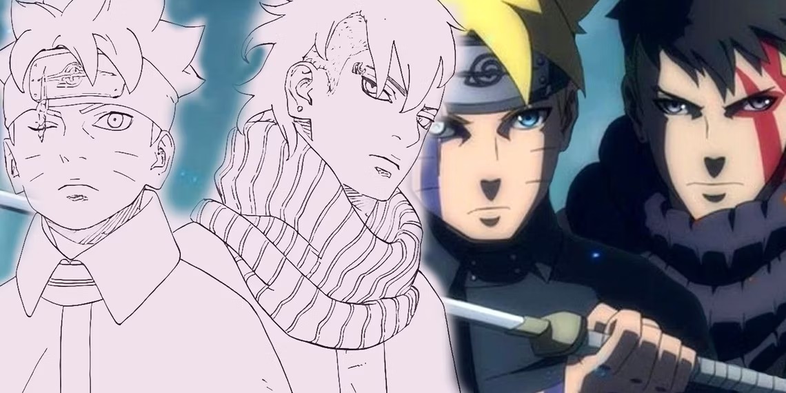 BORUTO VS KAWAKI INICIO DE BORUTO DUBLADO EM PT-BR 