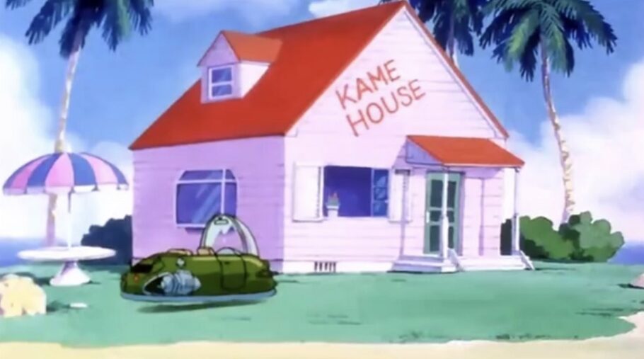 Casa do Kame em Dragon Ball ganha versão realista 3D impressionante